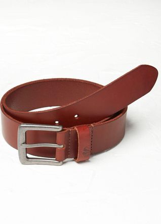 Fat Face FatFace Tan Brown Italian Leather Belt
