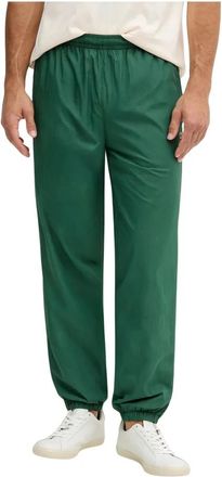 Lacoste Broeken, Heren, Groen, XL, Polyester, Lichtgewicht waterafstotende joggingbroek