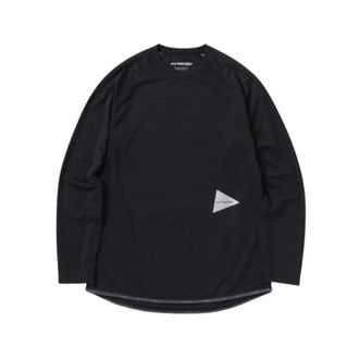 And Wander Dry Jersey Raglan LS T - Heren - Sweatshirts - Zwart - M - Polyester - Hoodies & sweatvesten