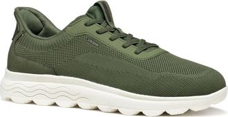 Geox Spherica Plus - Heren - Sneakers - Groen - 43 EU - Schoenen