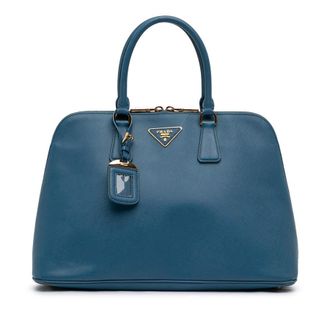 Prada Pre-owned Prada Large Saffiano Lux Promenade Satchel Ladies WSYB84CQM3EK1JUE