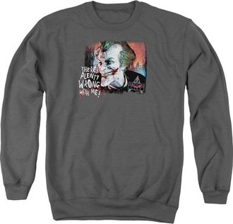 Gildan Batman Arkham City Plenty Wrong Adult Crewneck Sweatshirt