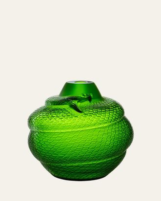 Lalique Serpent Vase, 10