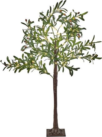 Beliani Beliani - Rbol De Navidad Artificial De Exterior E Interior Con Luces Led Estilo Escandinavo Pvc 120 Cm Verde Celioni