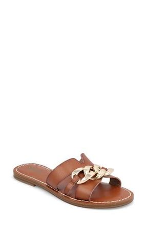 Mia Venetia Slide Sandal in Cognac at Nordstrom Rack, Size 8.5