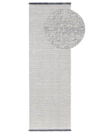 benuta Alfombra de pasillo azul 70x200