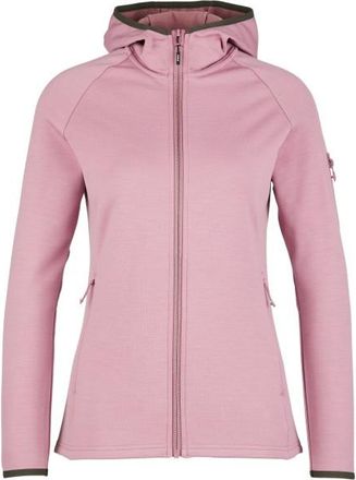 Stoic MerinoFleece335 KuolpaSt. II Zip Hoody Merinohoodie für Damen | rosa