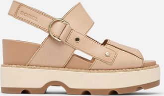 Sorel Womens Joanie Iv Wedge Sandal In Honest Beige