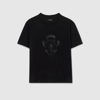 Gucci Cotton Jersey T-shirt With Gucci Crest, Black