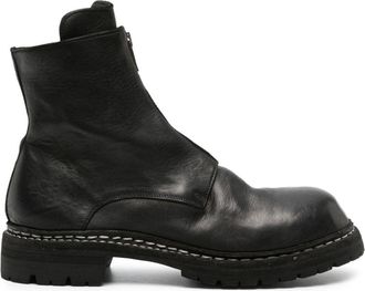 Guidi GR05 leather ankle boots - men - Rubber/Calf Leather/Horse Leather - 43 - Black