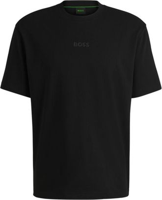 BOSS Cotton-jersey T-shirt with logo detail
