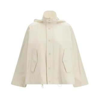 Fabiana Filippi Rain Jackets, female, Beige, Size: 2XS Waterproof Jacket
