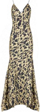 Nina Ricci Long Black Silk Dress