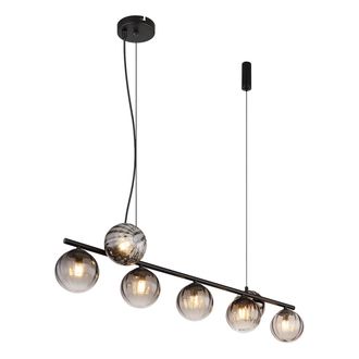 Globo Lighting L&aacute;mpara Colgante - Dallerta - Negro - Vidrio Vidrio - Globo