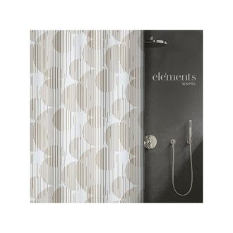Spirella Spirella - Cortina De Ducha Poli&eacute;ster Raio 180x180cm Beige Elements De