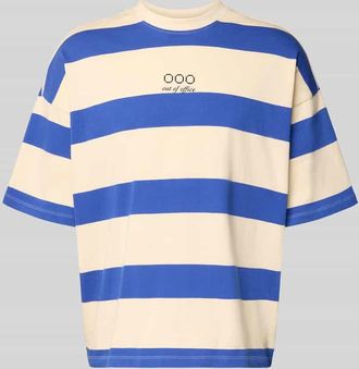 Blend T-Shirt mit Streifenmuster Modell KAVEH in Blau, Gr&ouml;&szlig;e 3XL