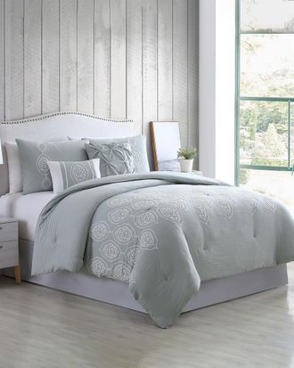 Modern Threads Dnu Modern Threads 5Pc Tiffany Embroidered Comforter Set