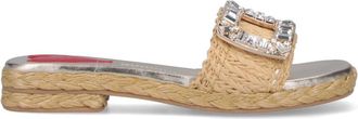 Roger Vivier Sandali Slide Strass Buckle
