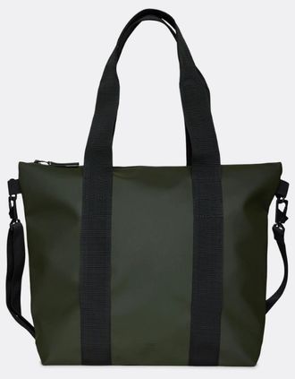 Rains Womens Rains Unisex Tote Bag Mini - 03 Green - Size: ONE size