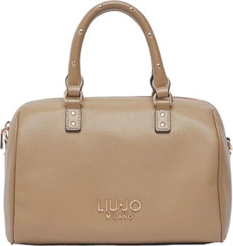 Liu Jo Manhattan M Handbag - Dames - Handtassen - Beige - ONE Size - Polyester - Tassen