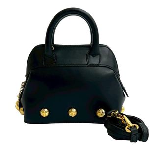 Ferragamo Pre-owned Ferragamo Mini Studded Leather Satchel AN21 5210
