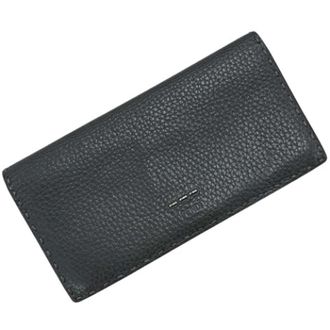 Fendi Pre-owned Wallets, female, Gray, Size: ONE SIZE Pre-owned Vintage Long Wallet (bi-fold)
