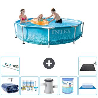 Intex Piscina Con Estructura Redonda - 305x76 Cm - 7-piezas S41326