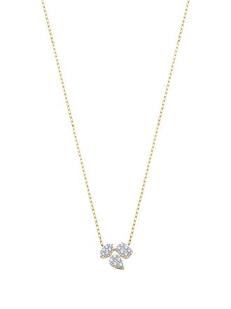 Sara Weinstock 18K yellow gold Reverie diamond cushion necklace