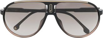 Carrera Champion 65 pilot-frame sunglasses - unisex - Acetate - One Size - Black