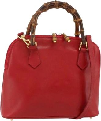 Gucci Pre-owned Handbags, female, Red, Size: ONE SIZE Pre-owned Vintage Hand Bag