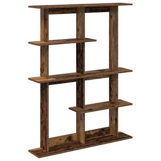vidaXL Estante De Pared Madera Envejecida 102 X 20 X 130 Cm Vidaxl