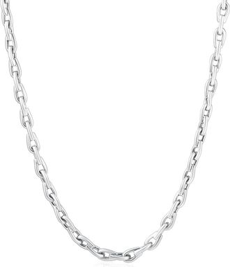 Pompeii3 Mens 14k Gold (47gram) or Platinum (88gram) 5mm Link Chain Necklace 24
