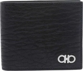 Ferragamo Black Revival Gancini Wallet