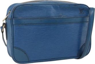 Louis Vuitton Pre-owned Trocadero 23 Schoudertas - Dames - Vintage Schoudertas - Blauw - ONE Size - Leer - Vintage