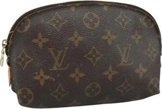Louis Vuitton Pre-owned Mini Bags, female, Brown, Size: ONE SIZE Pre-owned Cosmetic Pouch