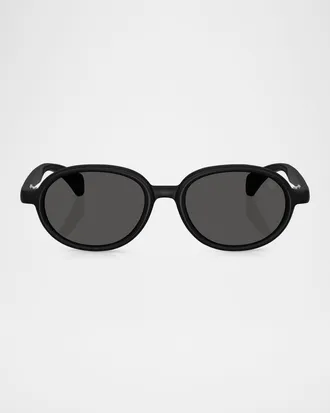 Moncler Men & apos;s ME8006 Oval Sunglasses