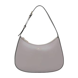 Furla Margot S Hobo-tas - Dames - Tassen - Bruin - Maat: ONE Size Leer