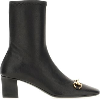 Gucci Heeled Boots, female, Black, Size: 6 US Signora Bootie
