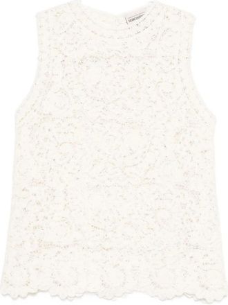 Semicouture Truien & Vesten, Dames, Wit, M, Round-neck Truien