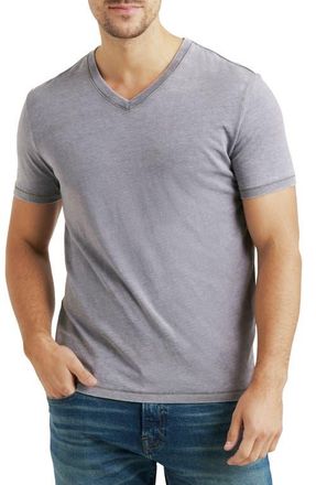 Lucky Brand Venice Burnout V-Neck T-Shirt in Frost Gray at Nordstrom, Size Xx-Large
