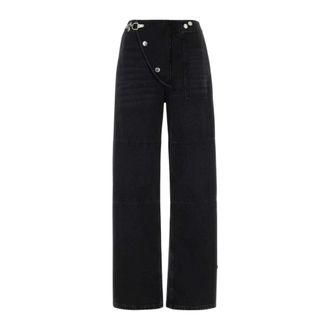 Marni Dames, Jeans, Zwart, Maat: XS Katoen