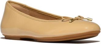 FitFlop Delicato Bow Pat Lea Ballet in Cappuccino at Nordstrom, Size 7.5