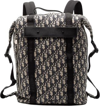 Dior Pre-owned Dior Oblique Canvas Safari Backpack Unisex 03-BO-0159