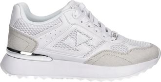 Guess Co Sneakers met plateauzool en mesh vlakken - Wit