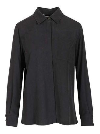 Max Mara Siamese Shirt In Washed Silk