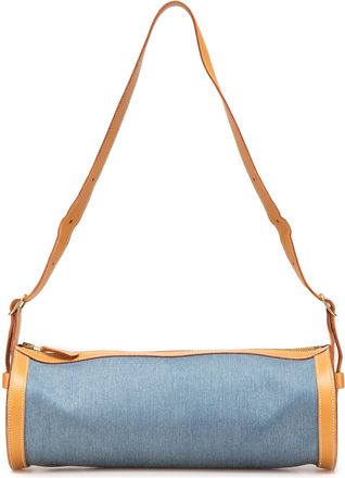 Hermès Pre-owned Womens Cylinder Handbag Adjustable - Blue Textile - One Size