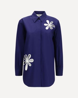 Fendi Ajour motif Shirt Female 42