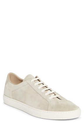 Common Projects Achilles Slim Premium Sneaker in Warm Grey at Nordstrom, Size 10Us