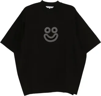 Melitta Baumeister T-shirt con spacco laterale - Nero