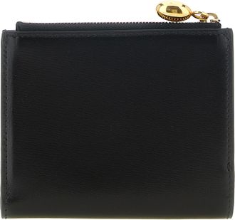 Jil Sander Calfskin Leather Card Case - Black